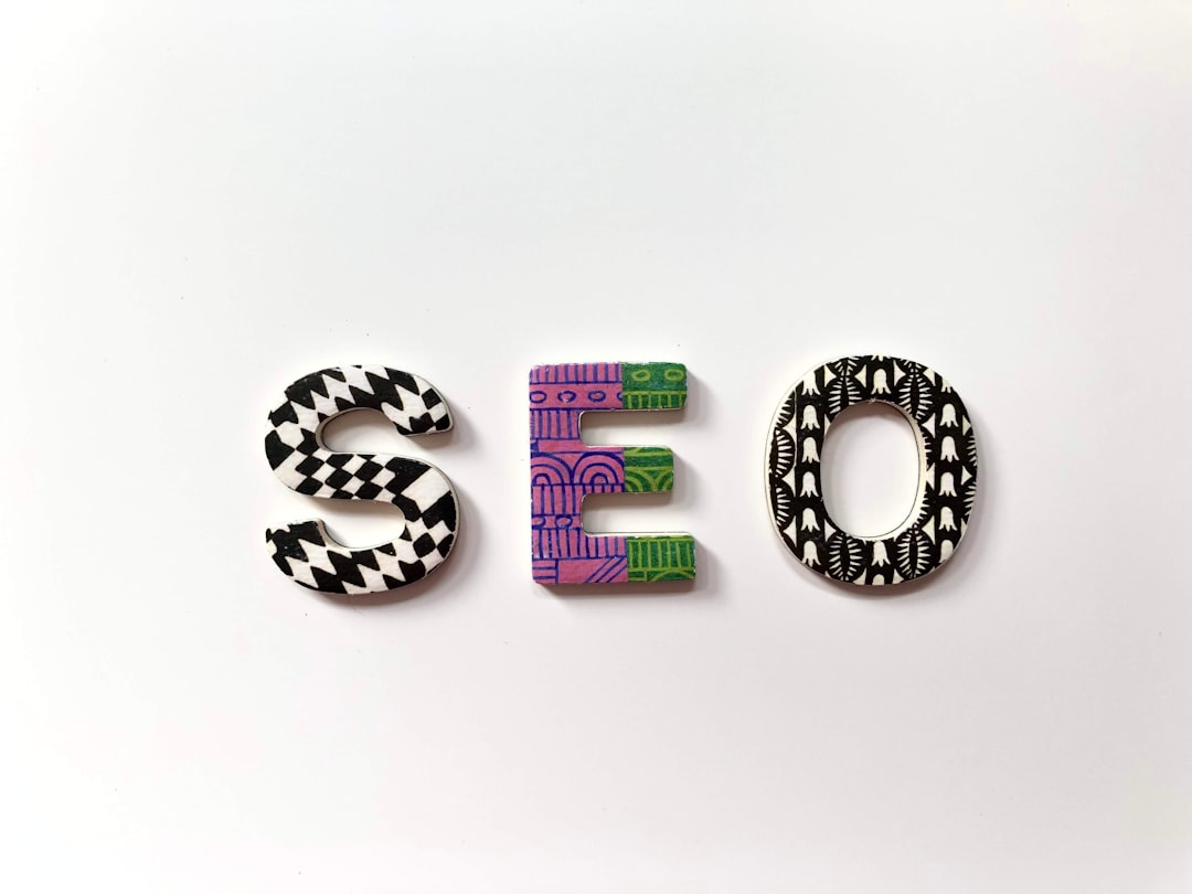 Colorful letters spelling "SEO" on a white background, representing search engine optimization, relevant to small business digital marketing strategies.